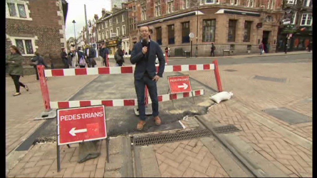 During the recent Tour Series race in Croydon the organisers temporarily laid tarmac over the tram tracks to enable safe crossing of the tram tracks by riders.