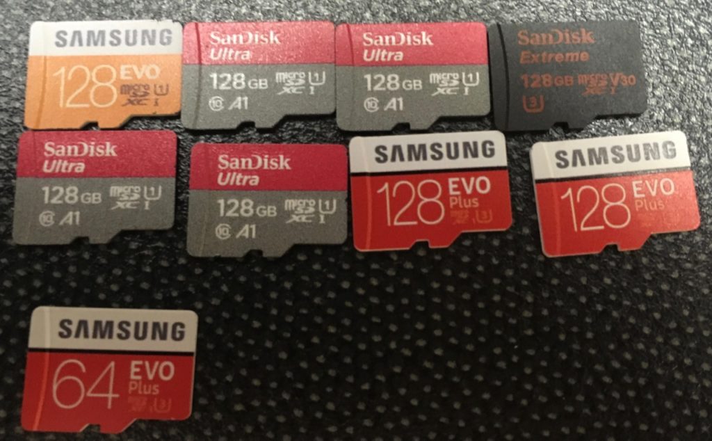 a pile of microSD cards